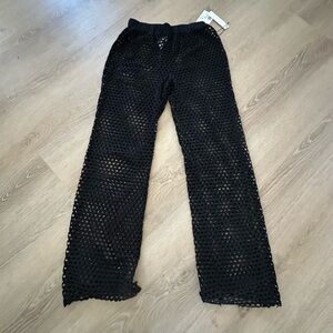 Forever 21 size small black swimwear, cover-up pants… Brand new with tags